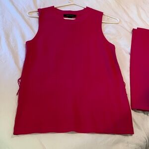 Ann Taylor Fuchsia Sleeveless Tank Top